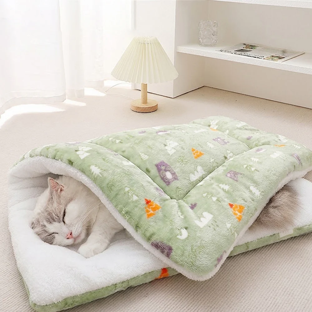 Pet Bed Mat – Thick Warm Non-Slip Soft Blanket for Cats & Dogs - Image 2