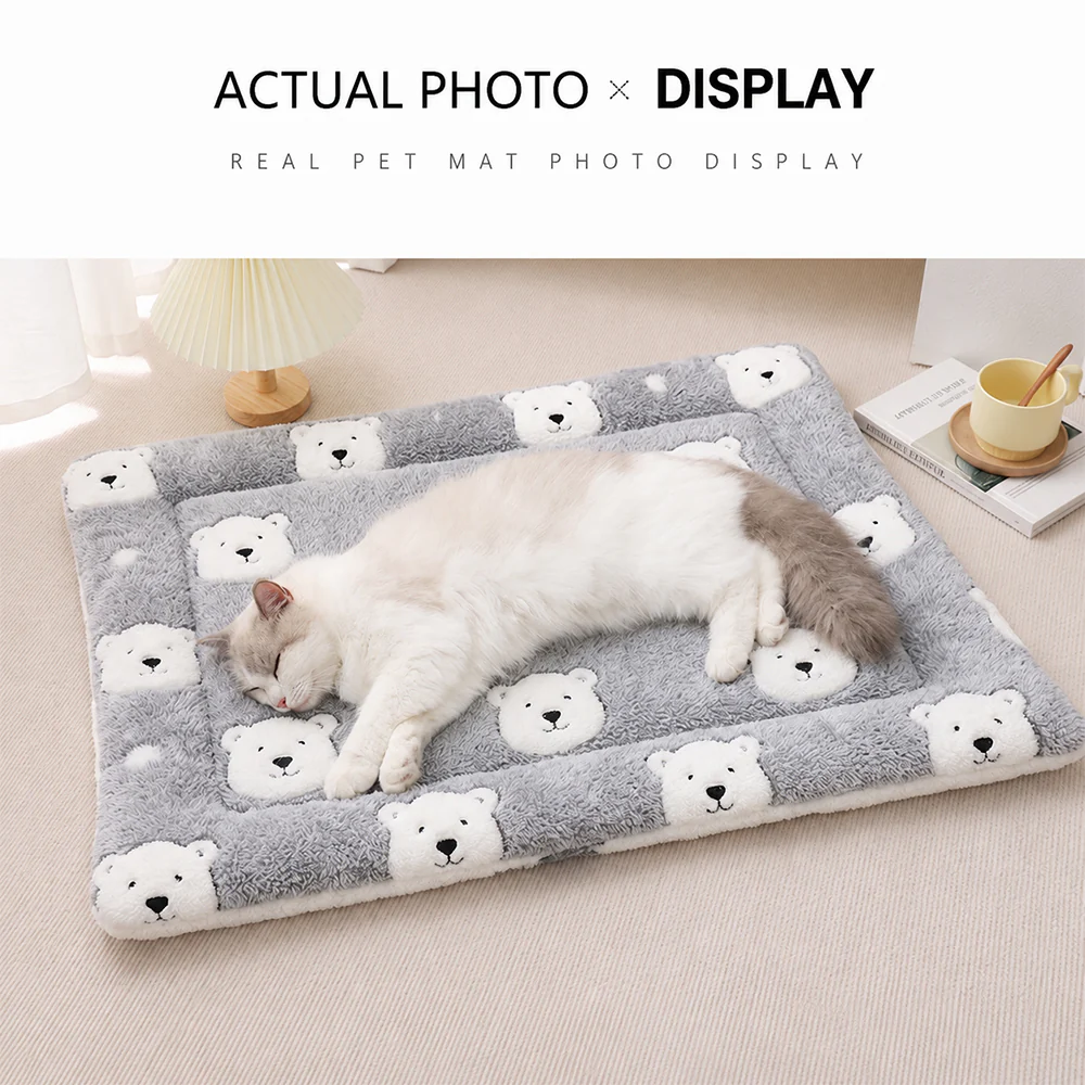 Pet Bed Mat – Thick Warm Non-Slip Soft Blanket for Cats & Dogs - Image 4