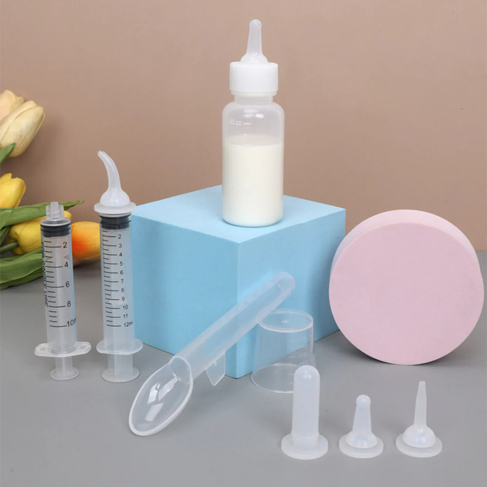Pet Feeding Bottle Set – Newborn Puppy & Kitten Nursing Kit (PVC Storage Case) - Image 7