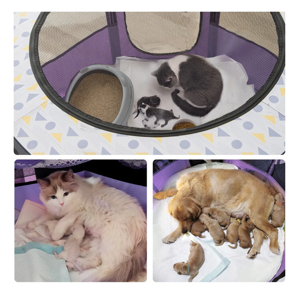 Pet Foldable Playpen - Patterned Small - Image 5
