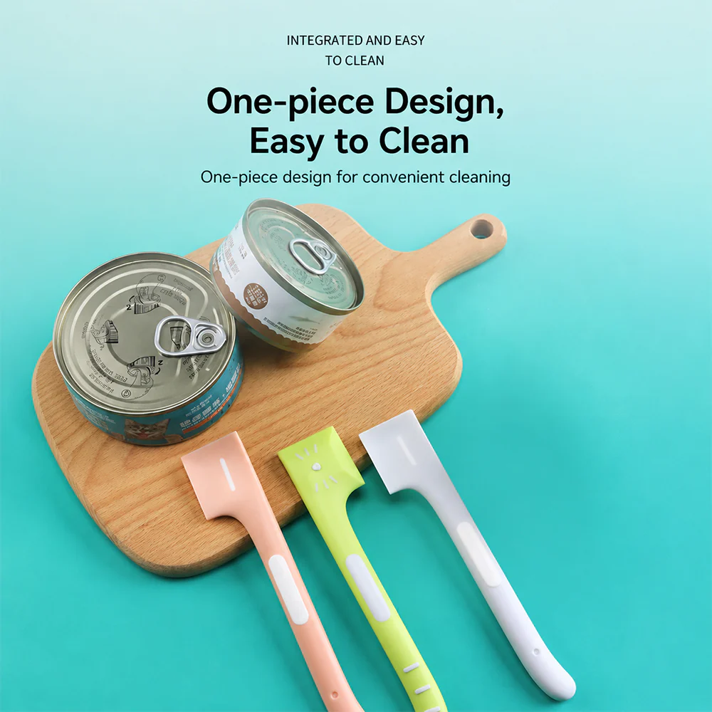 Pet Food Spoon Silicone Can Scraper Long Handle - Image 3