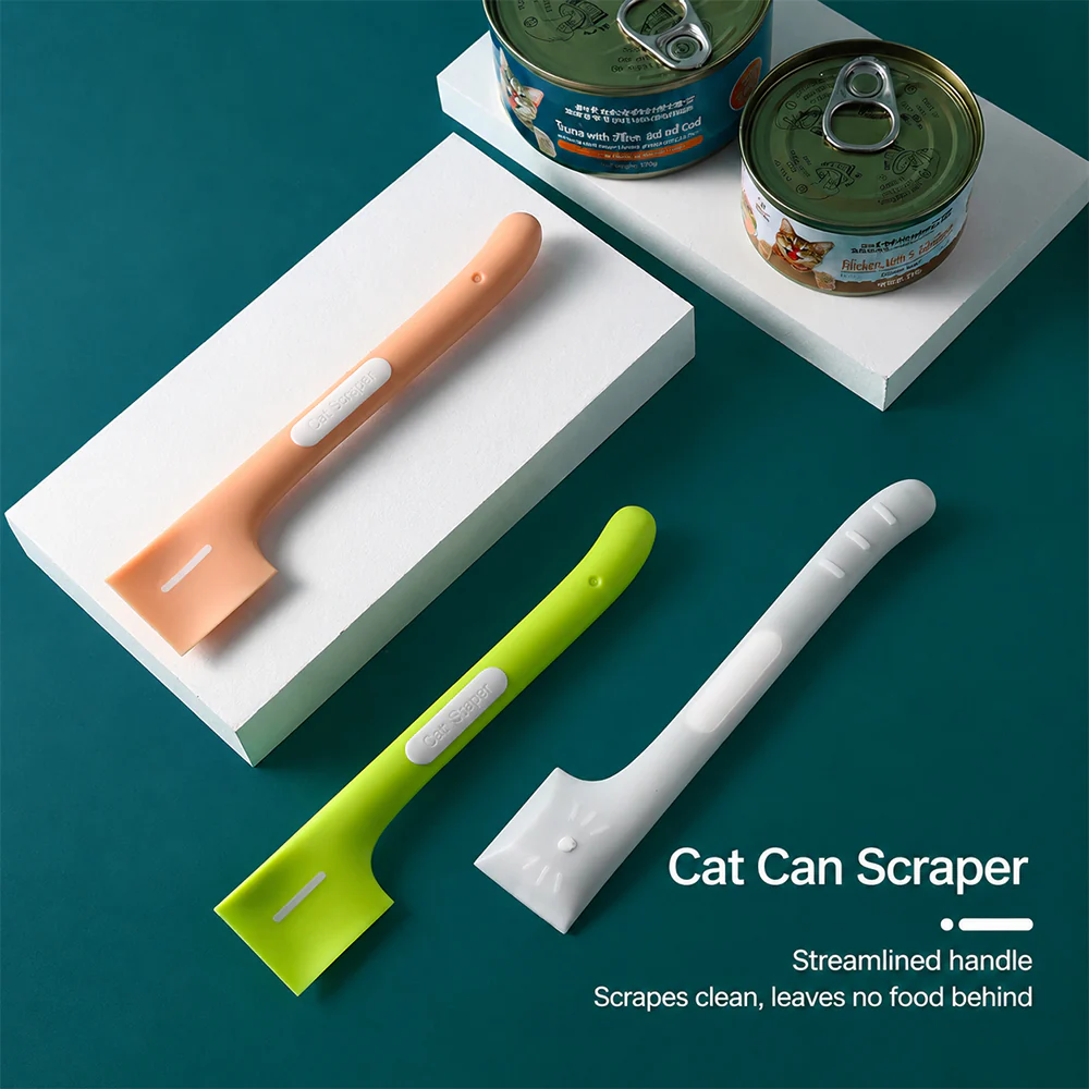 Pet Food Spoon Silicone Can Scraper Long Handle - Image 5