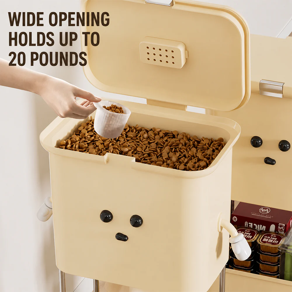 Pet Food Storage Container | Airtight with Wheels β 2 & 3 Layer - Image 4