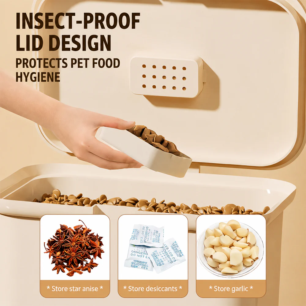 Pet Food Storage Container | Airtight with Wheels β 2 & 3 Layer - Image 5
