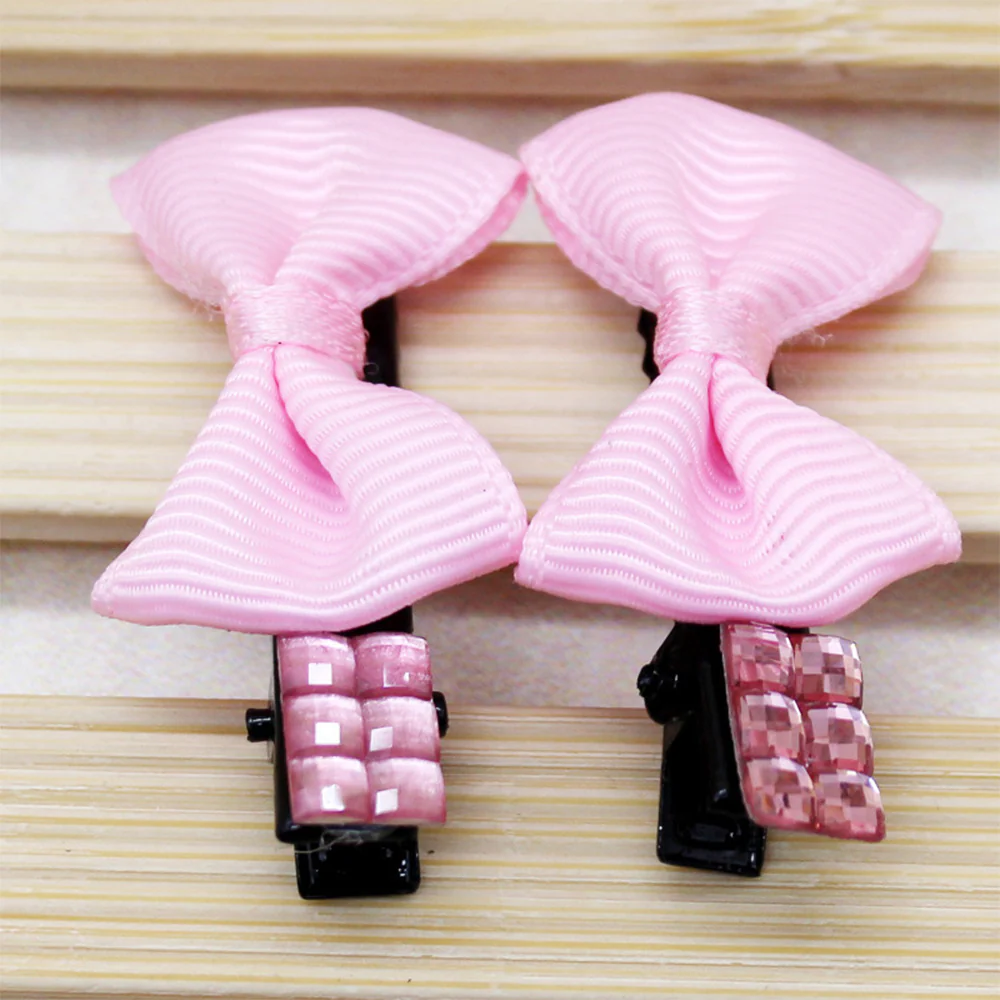 Pet Hair Clip Cute Cherry Bow Grooming Accessory Random 1pc - Image 5
