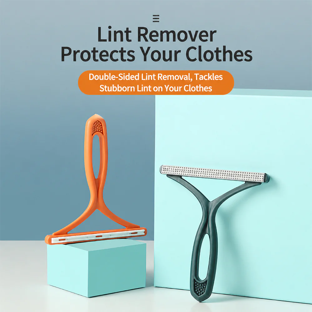 Pet Hair Remover Lint Roller Double Sided Reusable Manual - Image 17