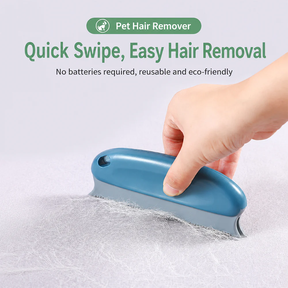 Pet Hair Remover Lint Roller Double Sided Reusable Manual - Image 4