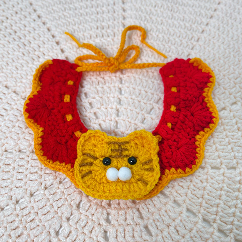 Pet Hat & Scarf | Handmade Knitted Costume for Cats & Dogs - Image 5