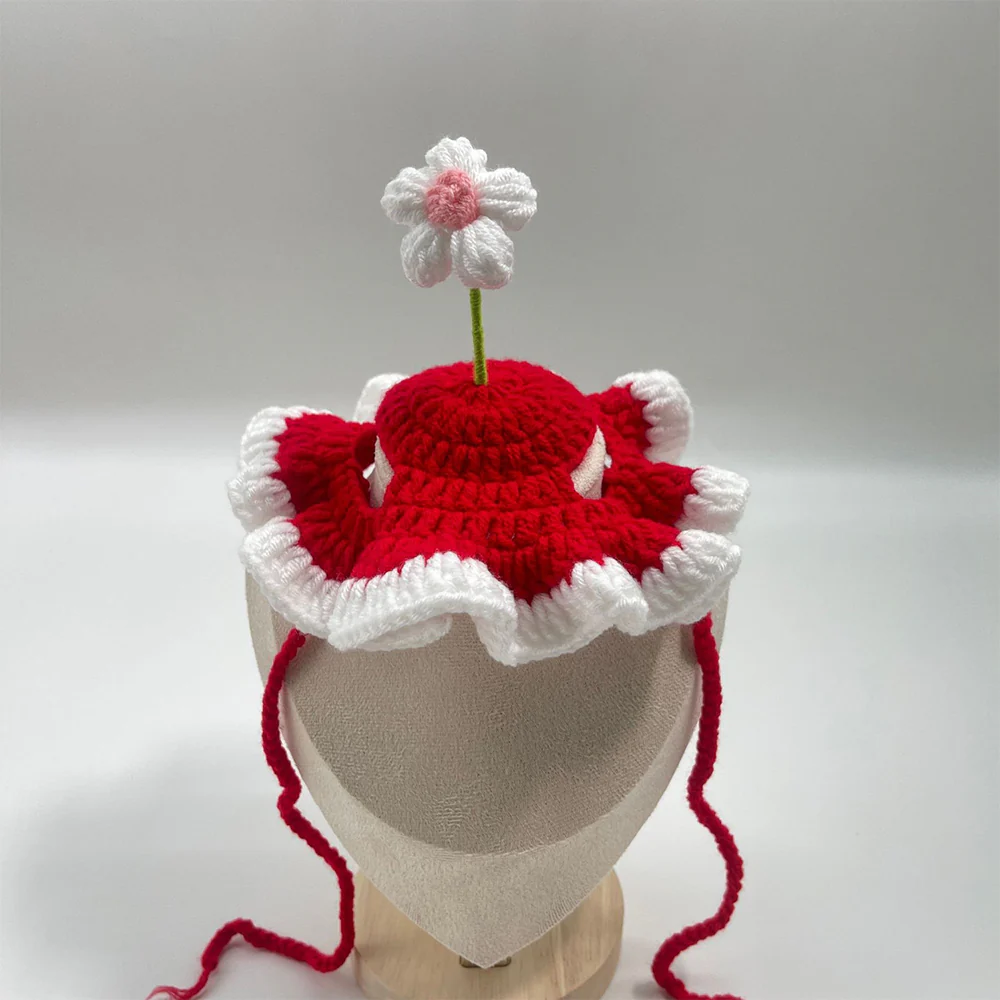 Pet Hat & Scarf | Handmade Knitted Costume for Cats & Dogs - Image 7