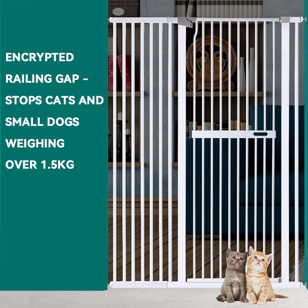 Cat Adjustable Metal Gate & Accessories 150cm - Image 6