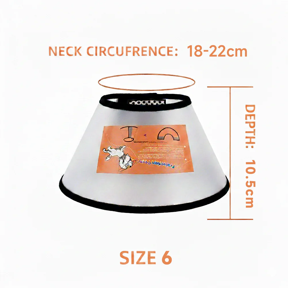 Pet Plastic Elizabethan Protective Collar #1 ~ #7 - Image 10
