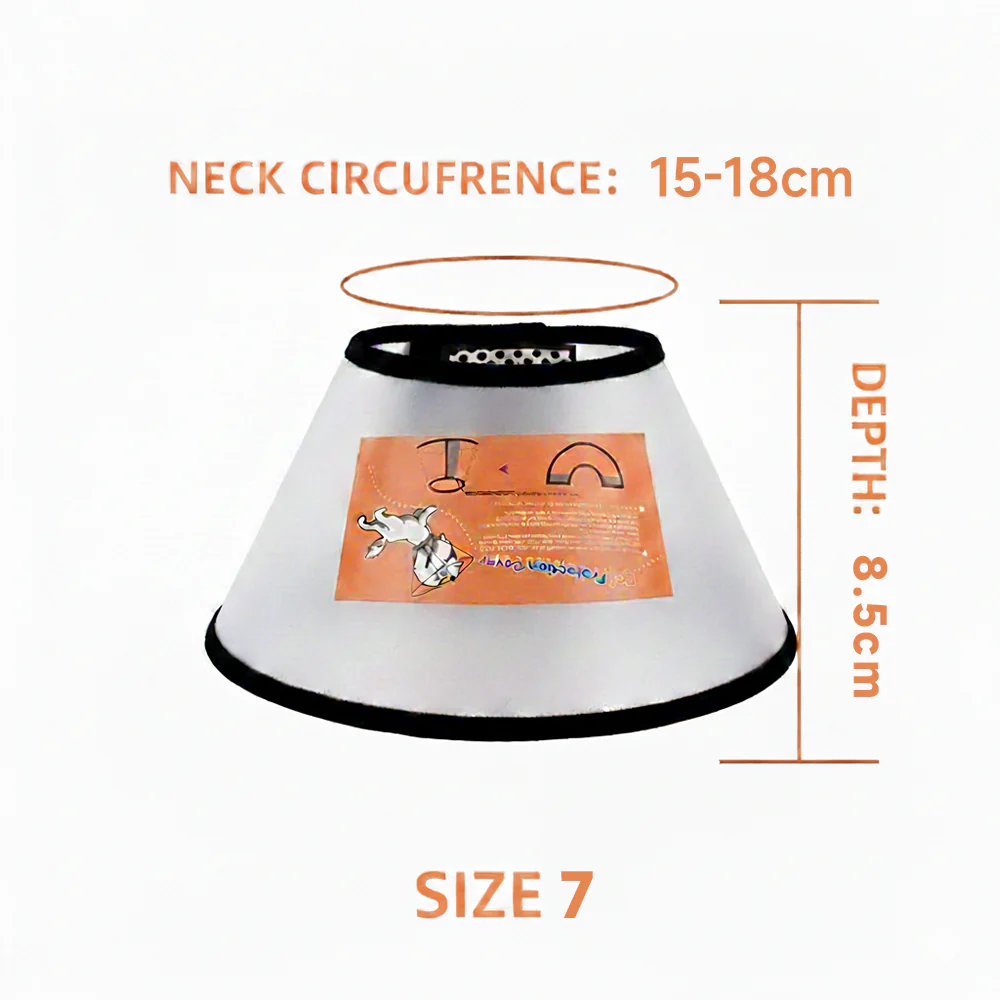 Pet Plastic Elizabethan Protective Collar #1 ~ #7 - Image 11