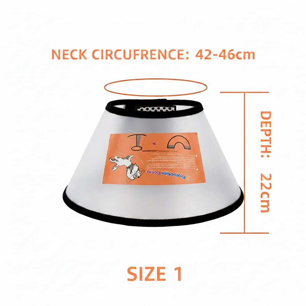 Pet Plastic Elizabethan Protective Collar #1 ~ #7 - Image 3