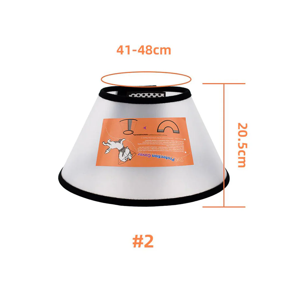 Pet Plastic Elizabethan Protective Collar #1 ~ #7 - Image 4