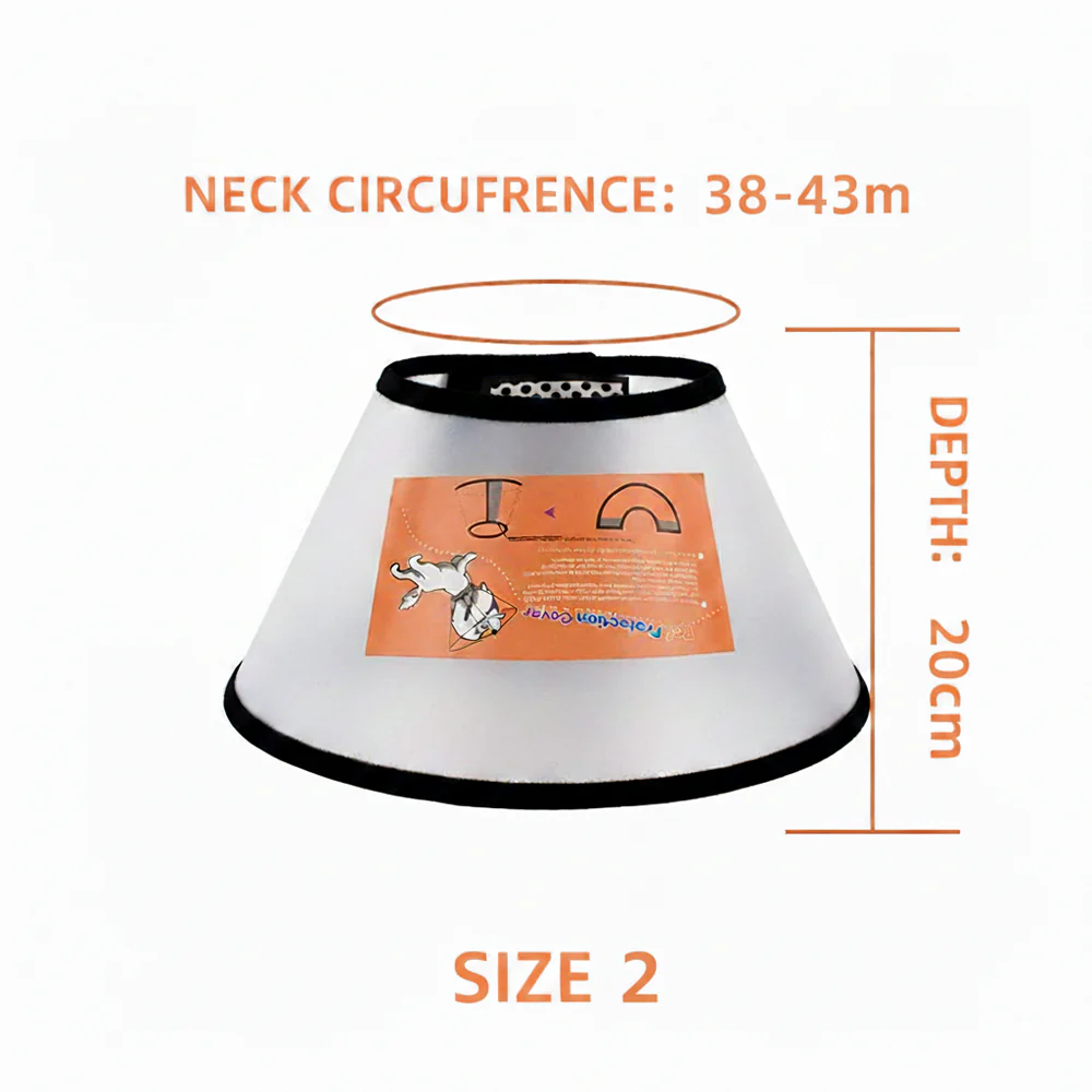 Pet Plastic Elizabethan Protective Collar #1 ~ #7 - Image 5