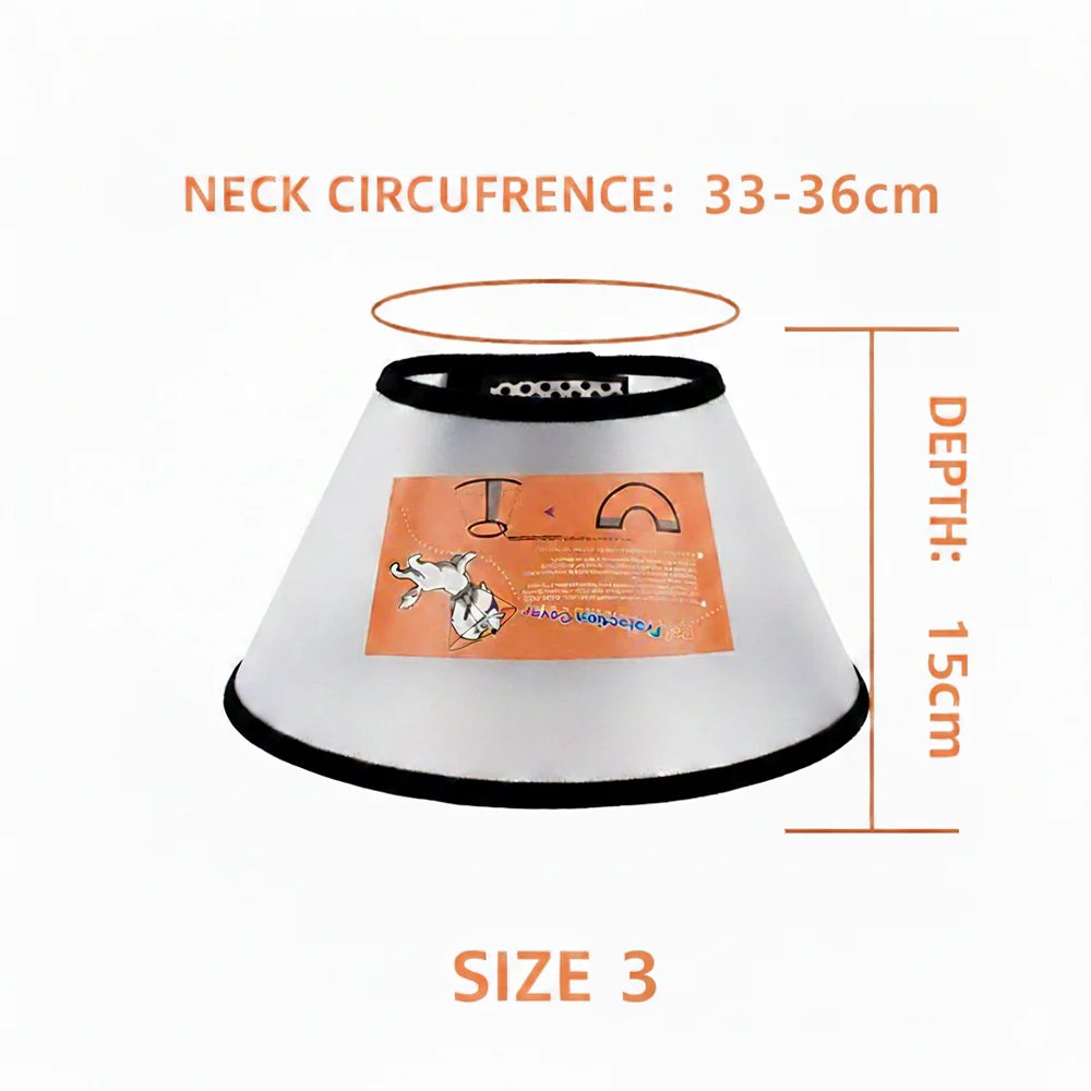 Pet Plastic Elizabethan Protective Collar #1 ~ #7 - Image 7