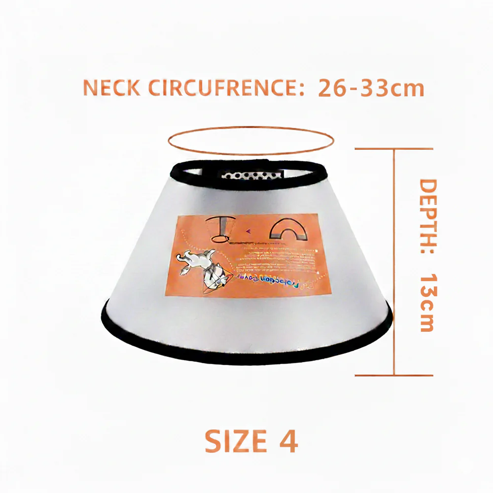 Pet Plastic Elizabethan Protective Collar #1 ~ #7 - Image 8