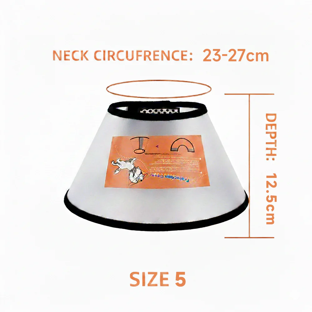 Pet Plastic Elizabethan Protective Collar #1 ~ #7 - Image 9