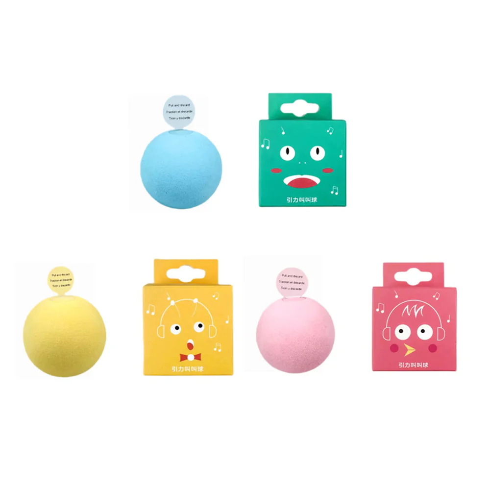 PETGRAVITY Smart Interactive Animal Sound Squeaking Ball Cat Toys