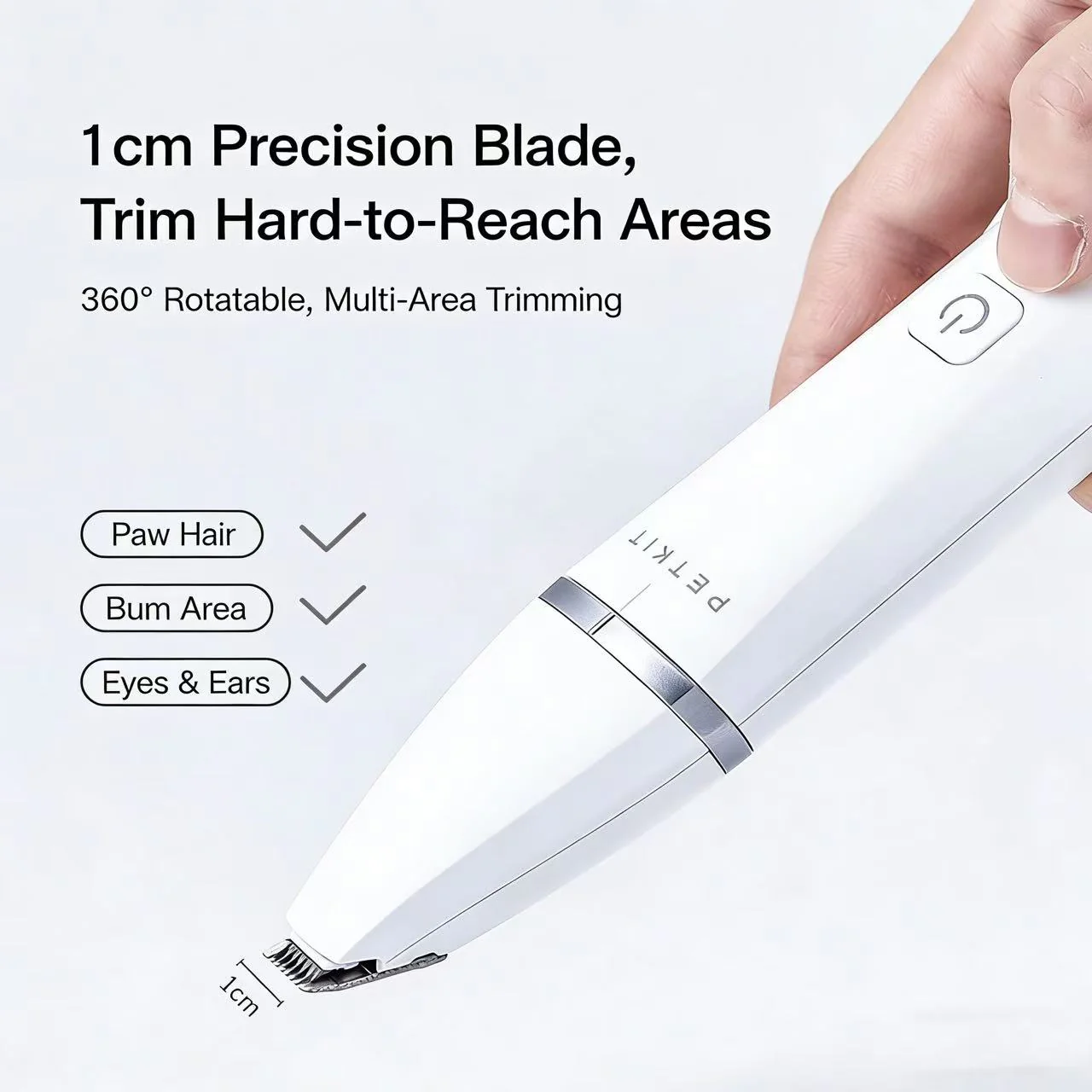 Petkit Dual-Head Quiet & Waterproof Grooming Trimmer - Image 3
