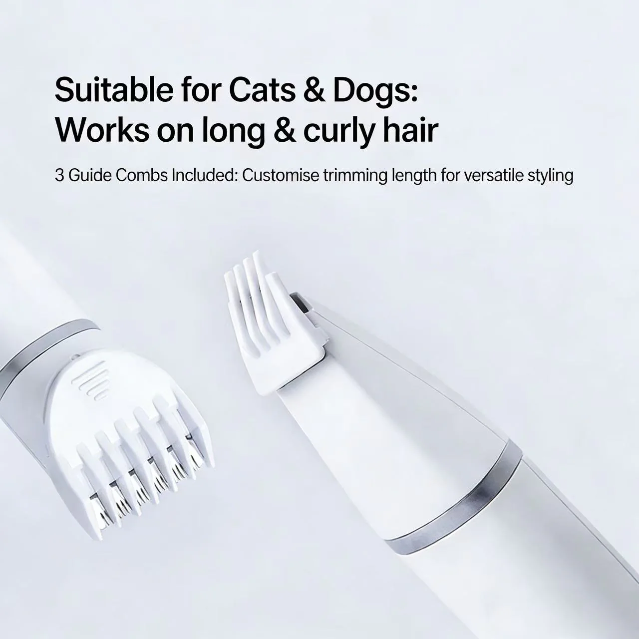 Petkit Dual-Head Quiet & Waterproof Grooming Trimmer - Image 9