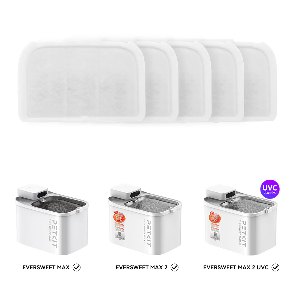 PETKIT Eversweet Max Fountain Filter Unit Rect 5pcs
