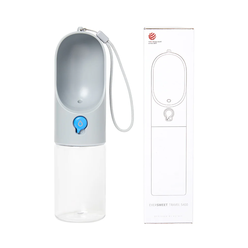 PETKIT Eversweet Grey Travel Water Bottle 400ml - Image 5
