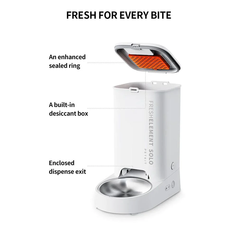 PETKIT White Fresh Element SOLO Pet Feeder - Image 3