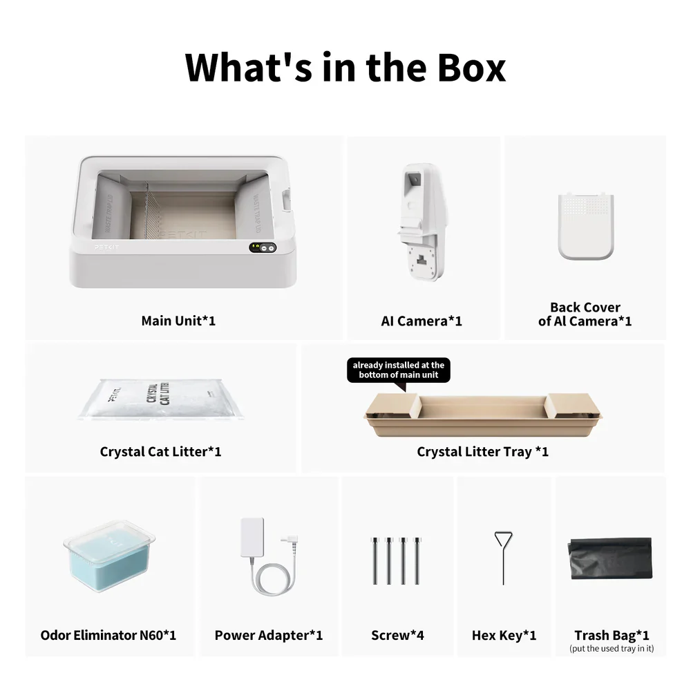 PETKIT Purobot Crystal Duo With Camera Self-Cleaning Cat Litter Box - Image 4
