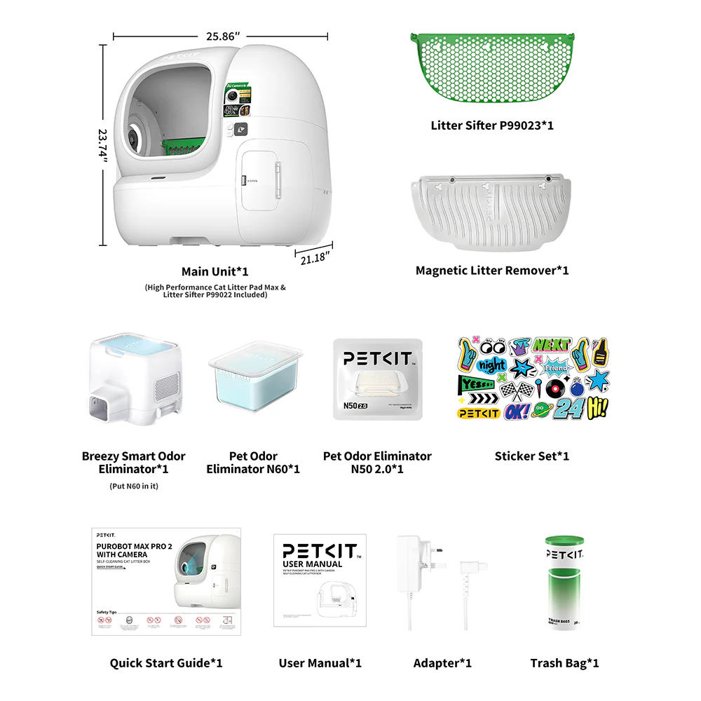 PETKIT Purobot MAX PRO 2.0 AI Cat Litter Box - Image 18