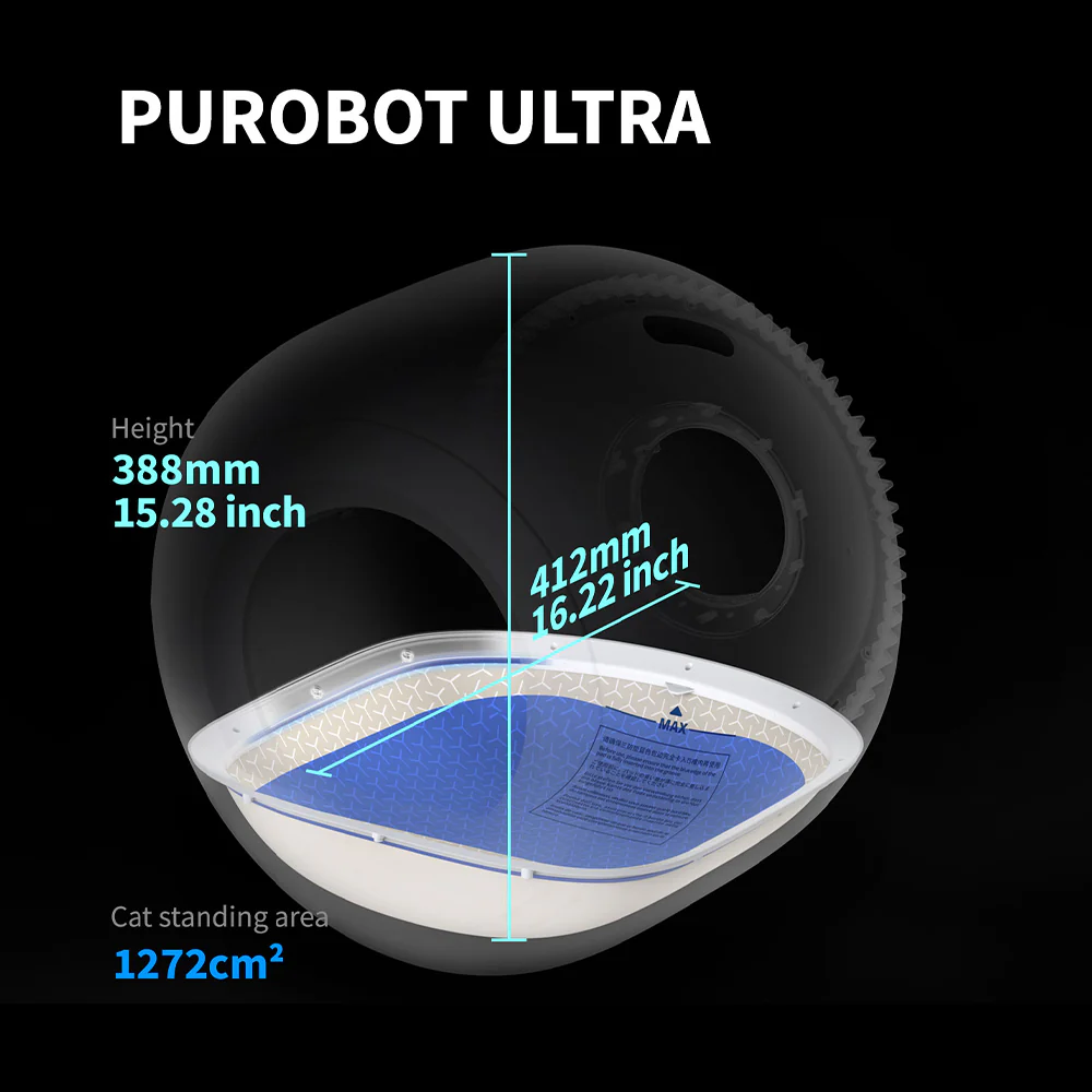 PETKIT Purobot Ultra Al-powered Cat Litter Box With Camera - Image 13