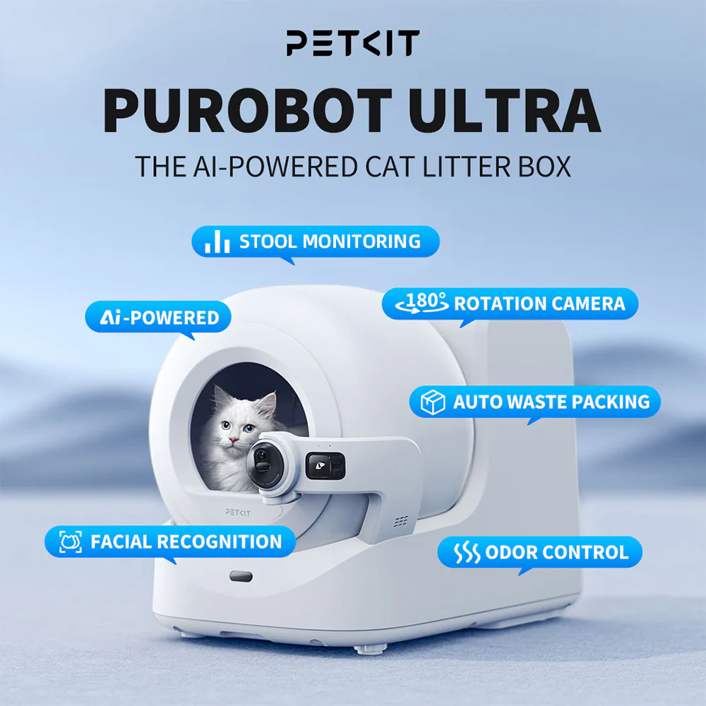 PETKIT Purobot Ultra Al-powered Cat Litter Box With Camera - Image 7
