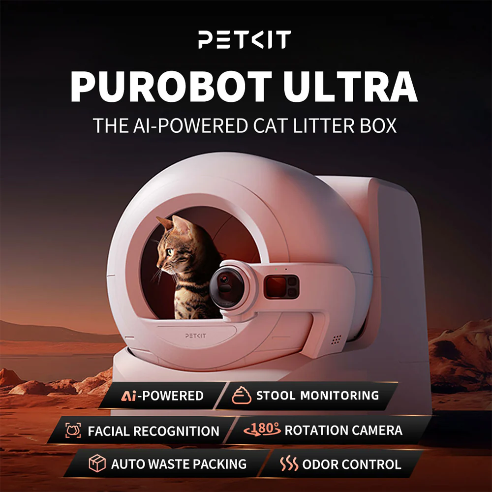 PETKIT Purobot Ultra Al-powered Cat Litter Box With Camera - Image 8