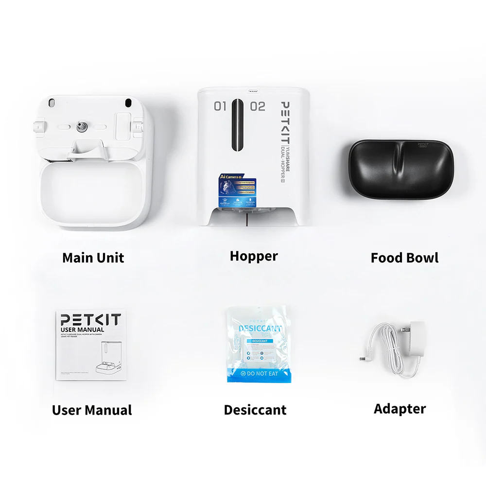 PETKIT YumShare Dual-Hopper 2 Smart Feeder With Camera - Image 3