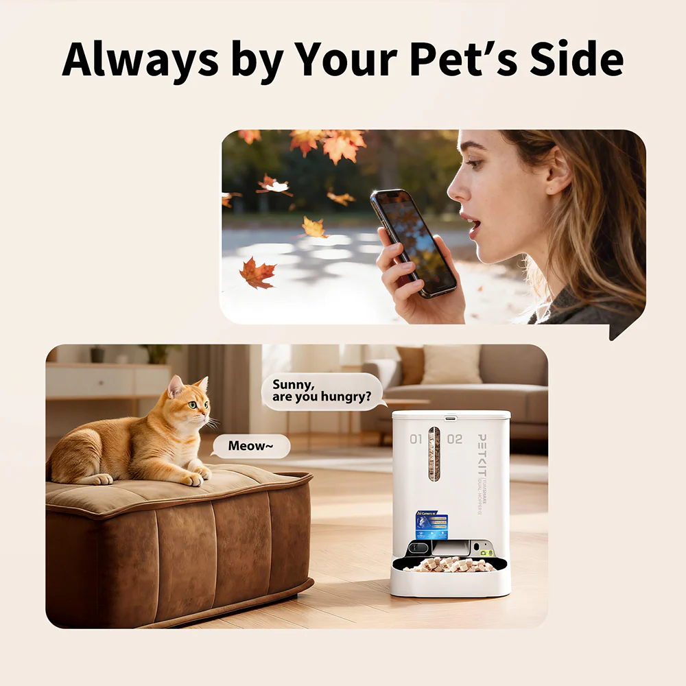 PETKIT YumShare Dual-Hopper 2 Smart Feeder With Camera - Image 7