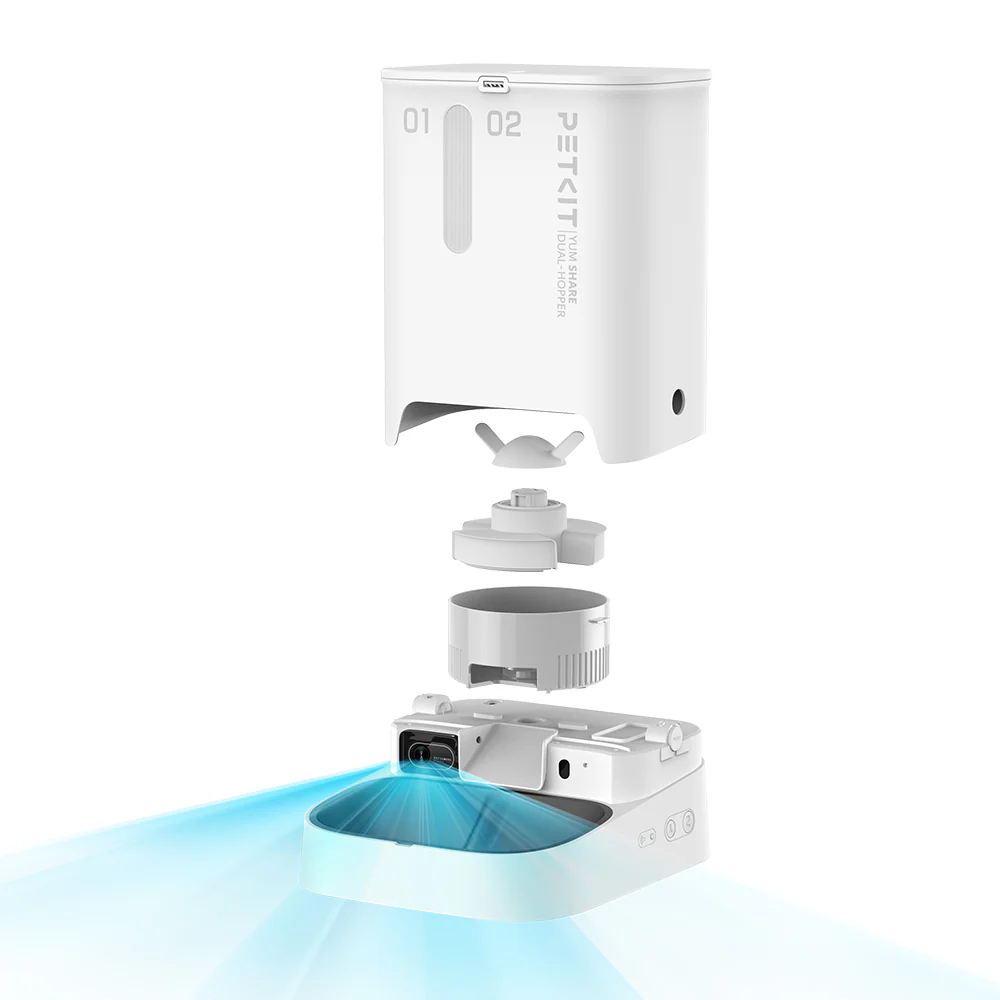 PETKIT YumShare Dual-Hopper Smart Feeder With Camera - Image 4
