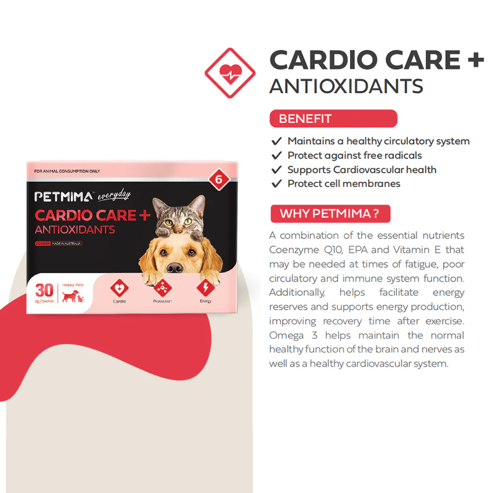 PETMIMA Cardio Care + Antioxidants 30x2g - Image 4