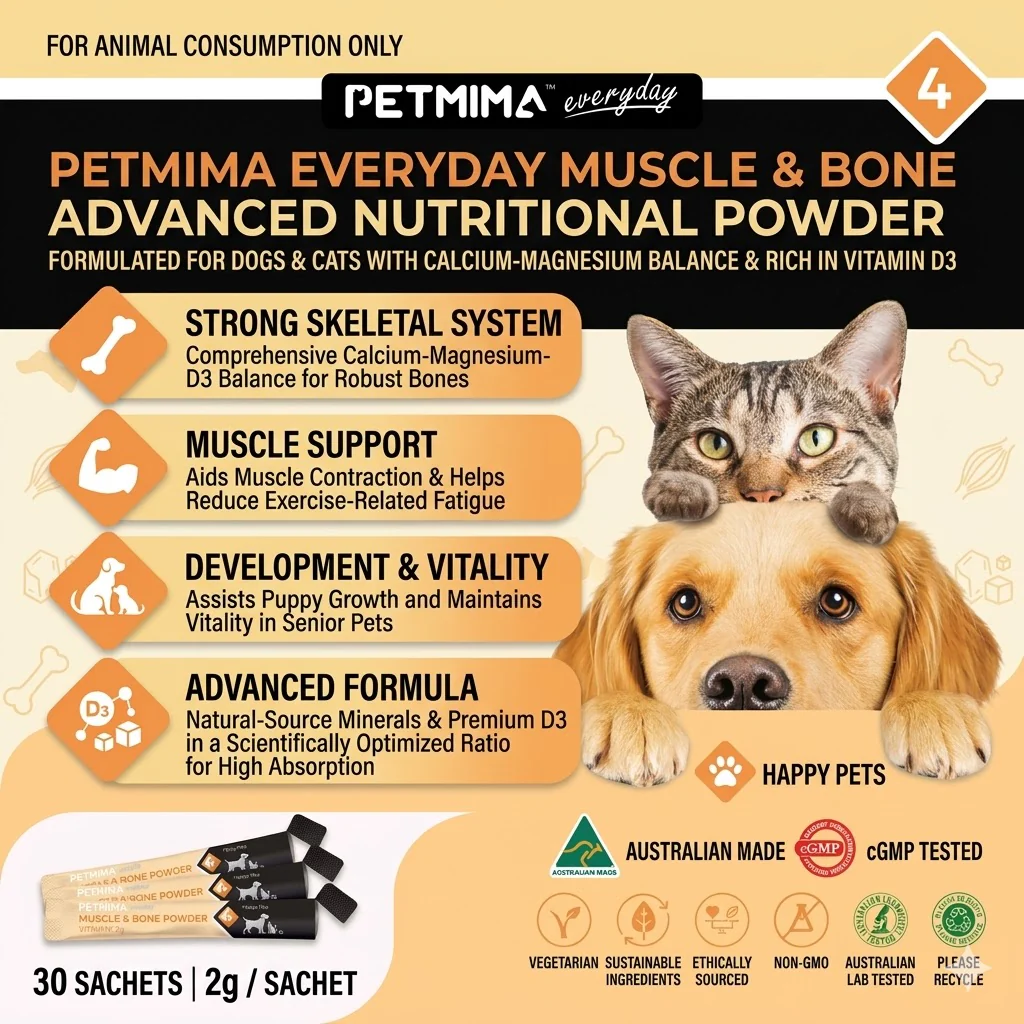 PETMIMA Muscle 2 Bone Advanced + Vitamin D 30x2g - Image 2