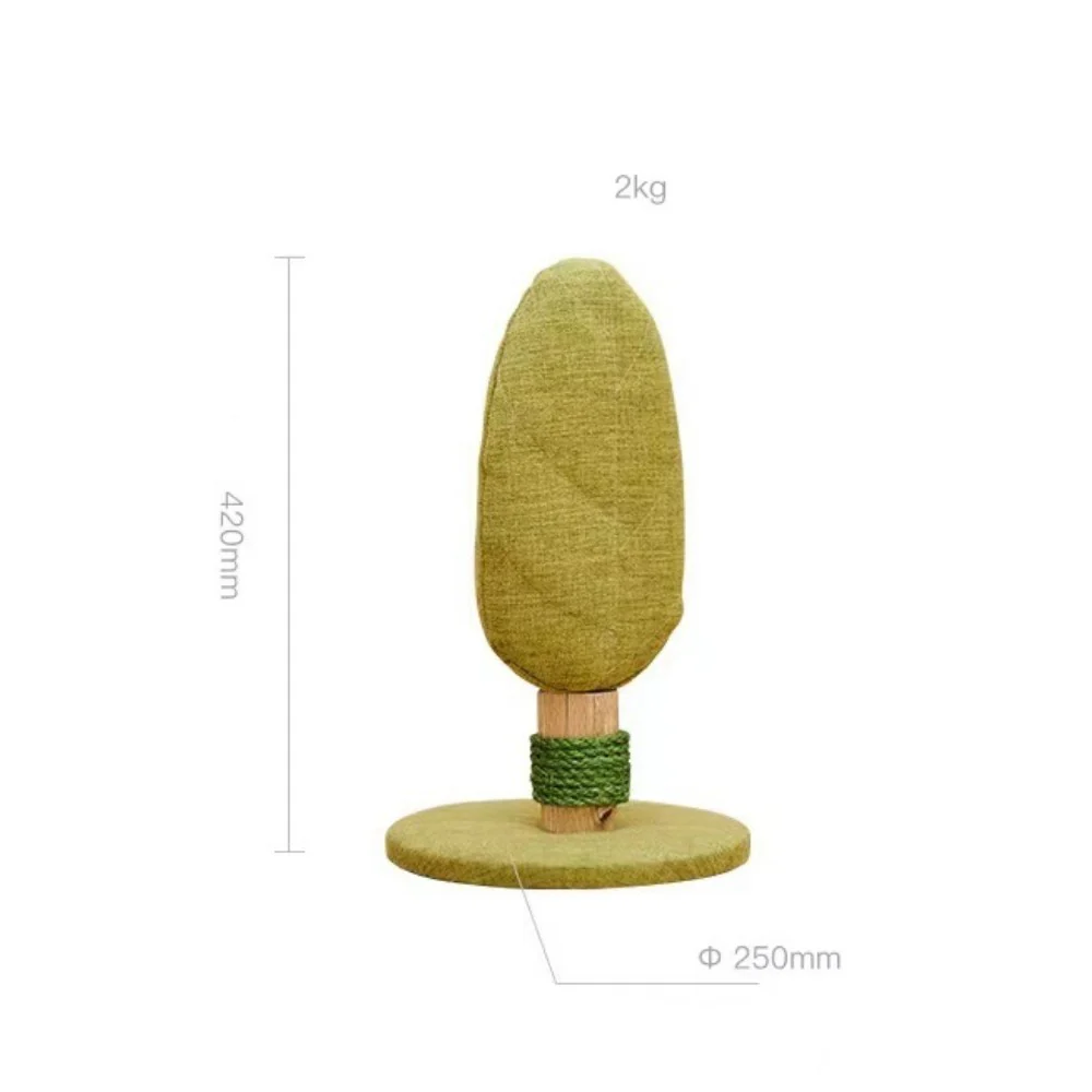 PETSBELLE Solid Wood Matcha Cat Tree - Image 2