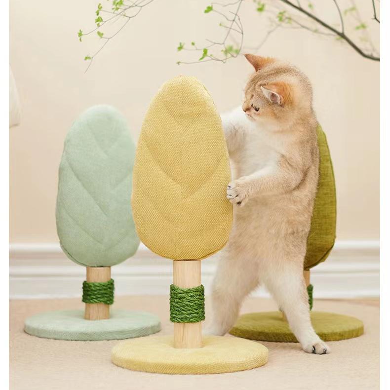 PETSBELLE Solid Wood Matcha Cat Tree - Image 4