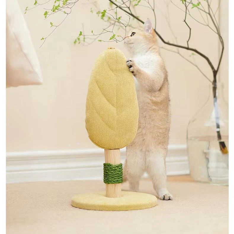PETSBELLE Solid Wood Matcha Cat Tree - Image 5