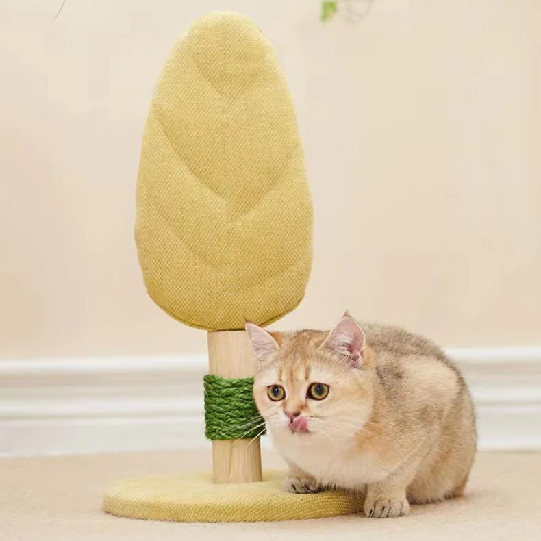 PETSBELLE Solid Wood Matcha Cat Tree - Image 6