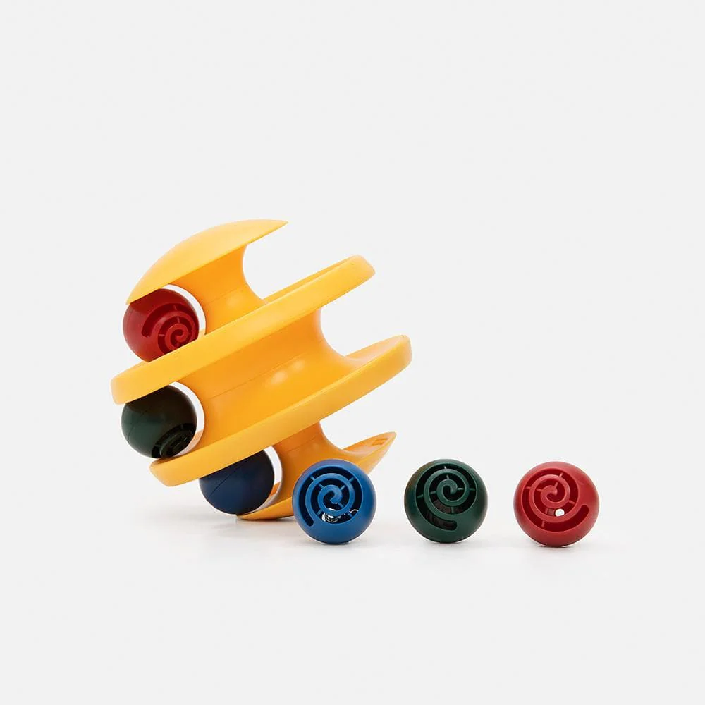 PIDAN Tumbler Cat Toy with Balls & Tracks - Image 2
