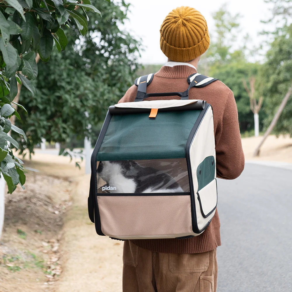 PIDAN Expandable Mesh Pet Backpack Carrier - Image 12