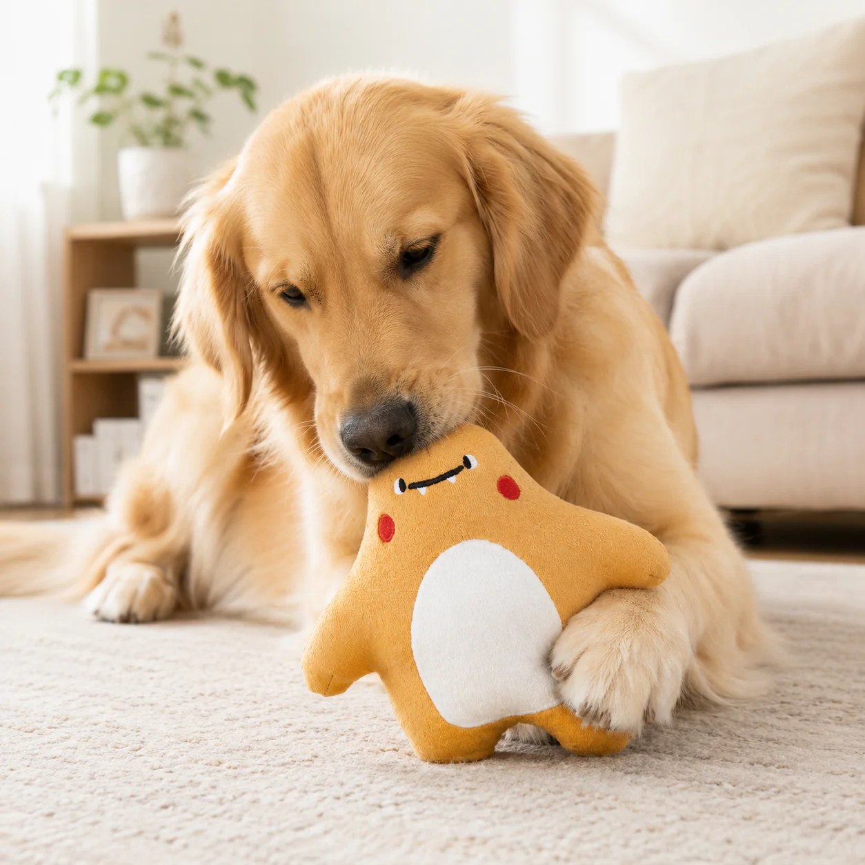PIDAN Fat Starfish Plush Little Monster Series Dog Toy - Image 2