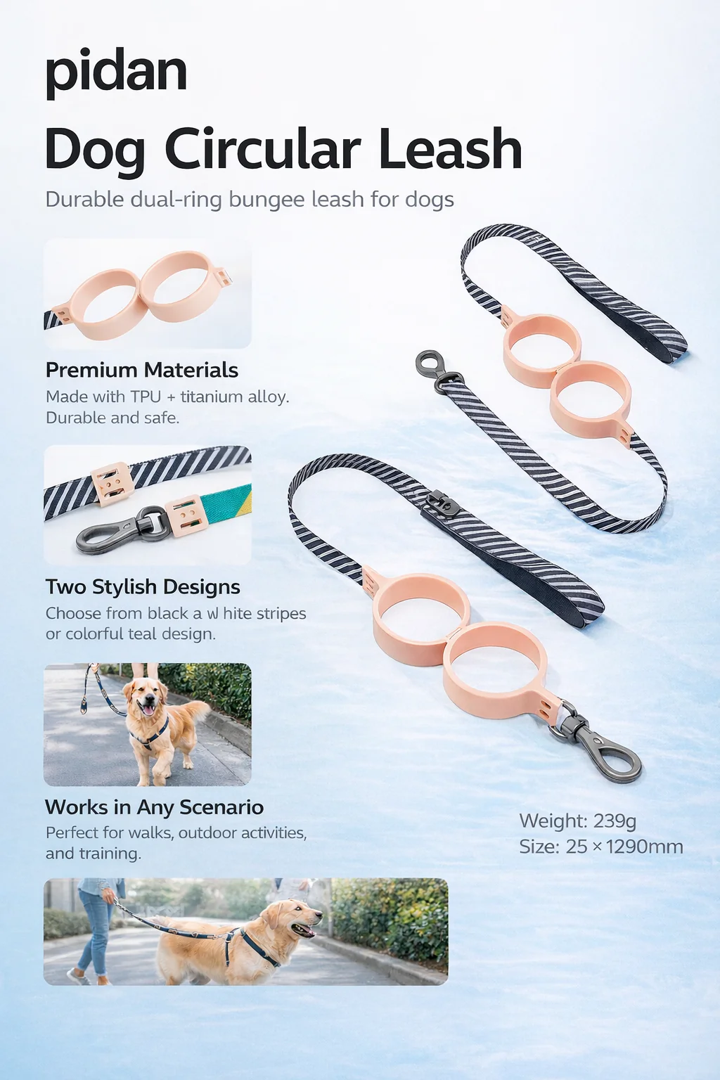 PIDAN A1 Dog Circular Leash - Image 2