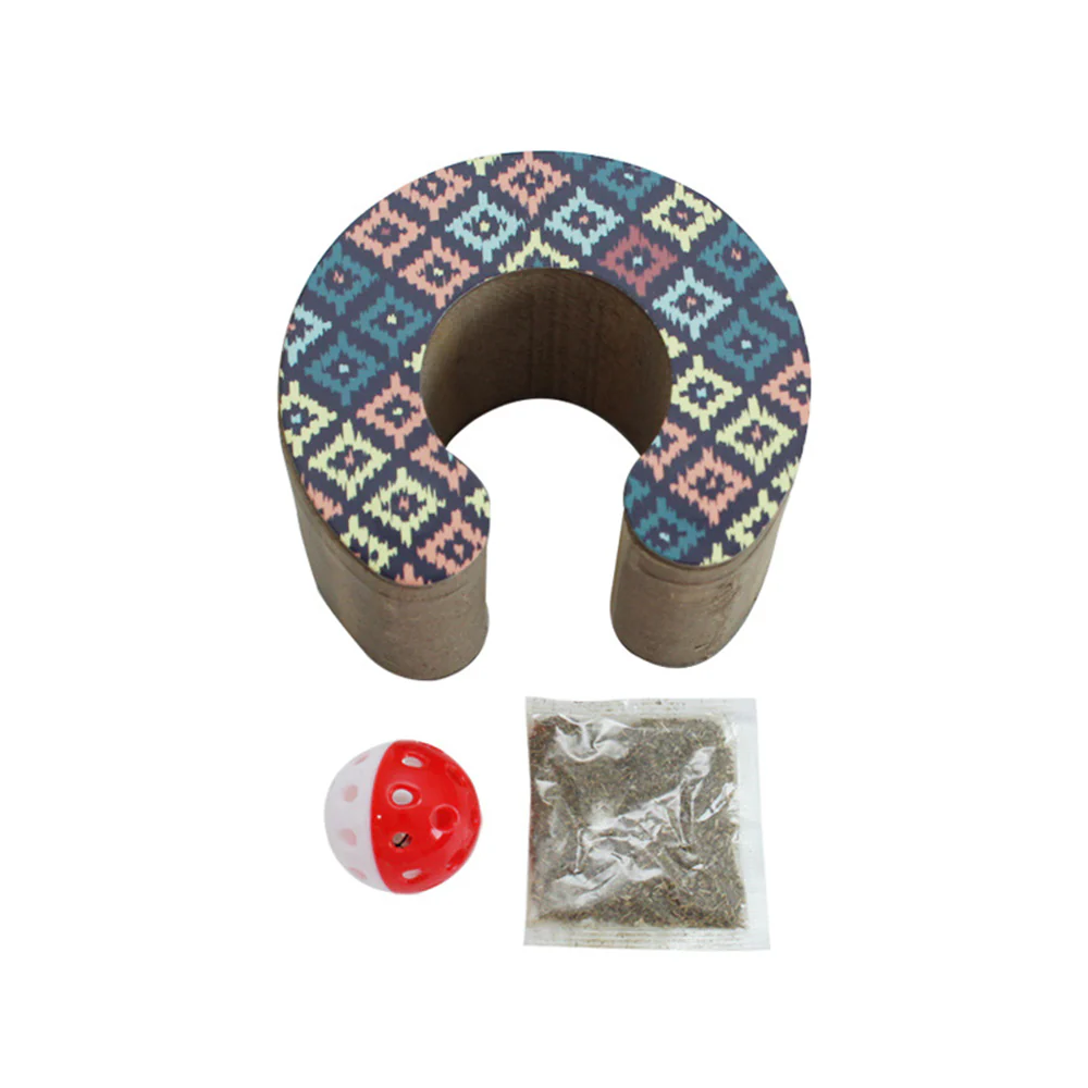 Foldable Accordion Cat Scratcher – Magnetic Corrugated Cardboard Toy - Image 9