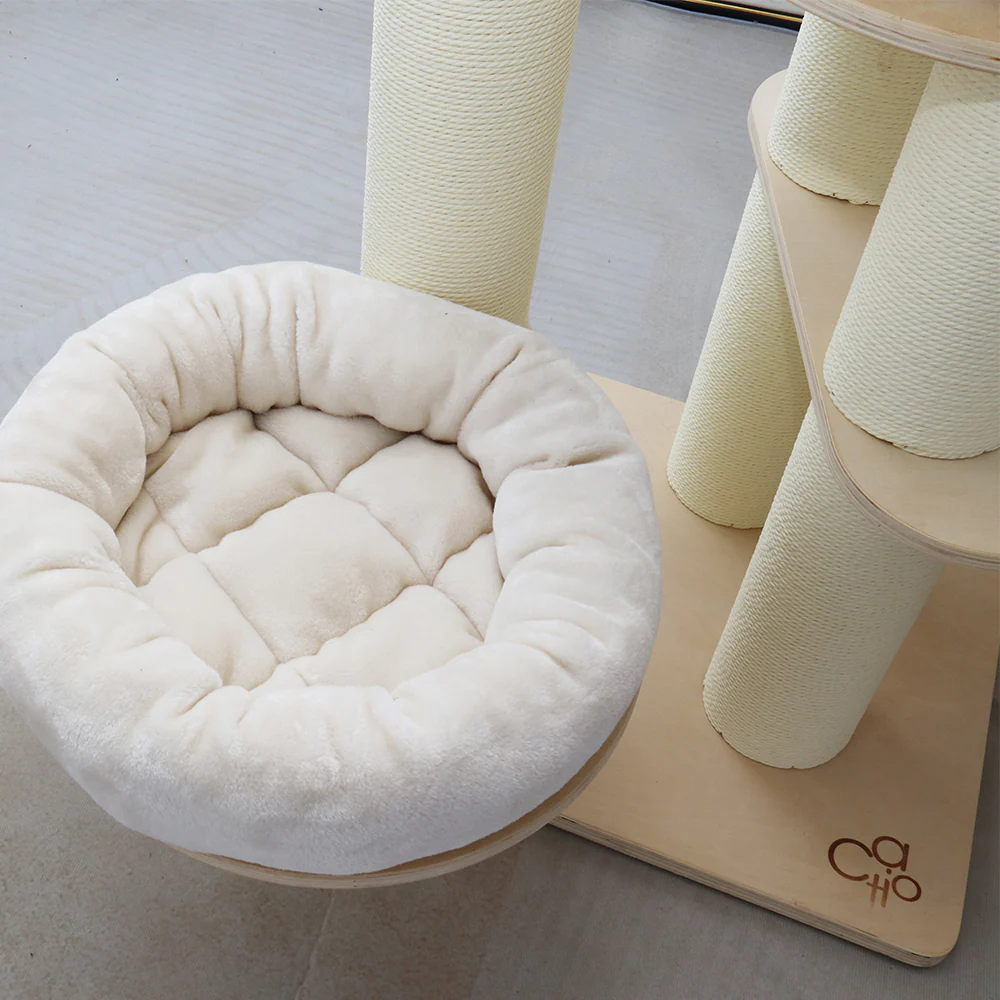 CATIO Solid Wood Climbing Post Scratcher Cat Tree 198cm - Image 7