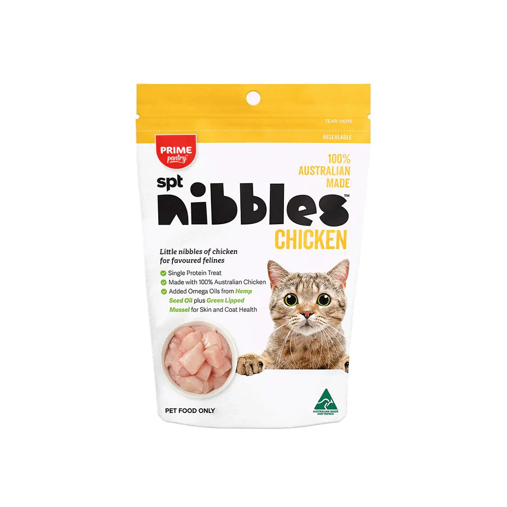 PRIME100 Pantry Nibbles Chicken Cat Treats 40g