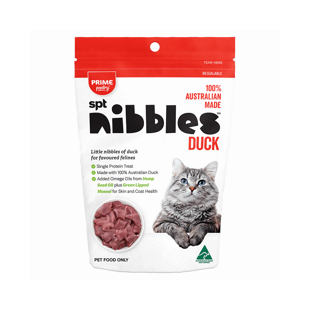 PRIME100 Pantry Nibbles Duck Cat Treats 40g